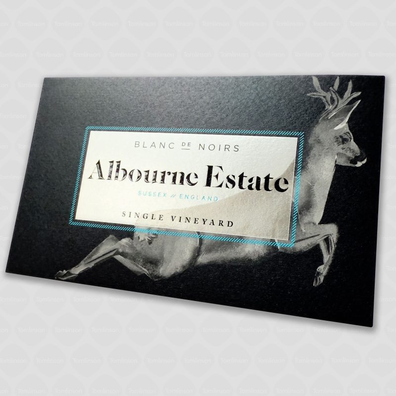 Albourne Estate Blanc De Noirs label
