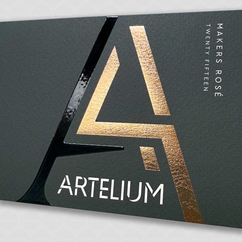 Artelium Makers Rose label