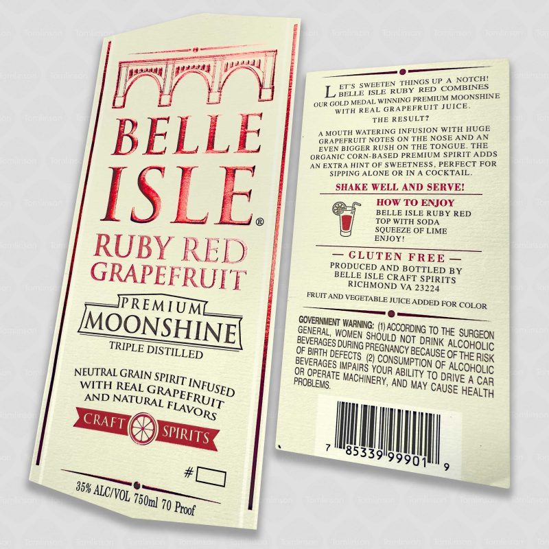 Belle Isle label