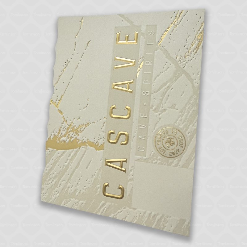 Cascave Cave Spirits label