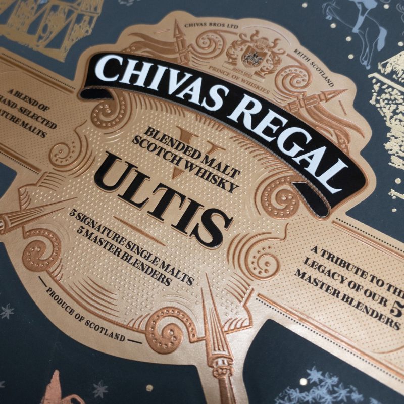 Chivas Regal Ultis label