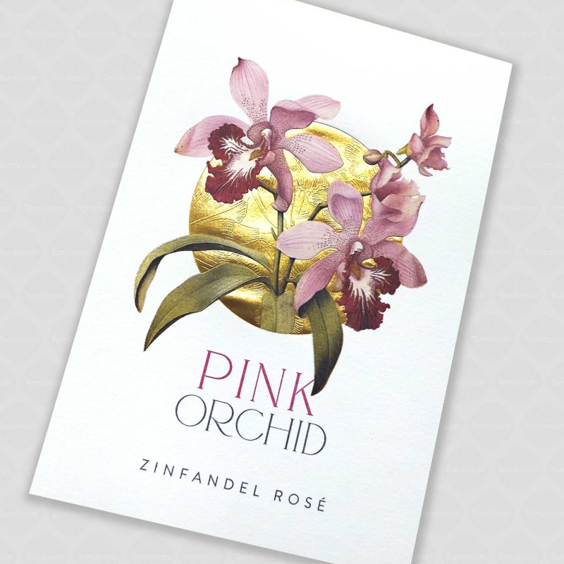 Pink Orchid labels