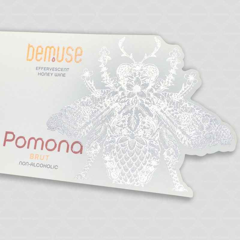 Pomona Brut Honey Wine labels