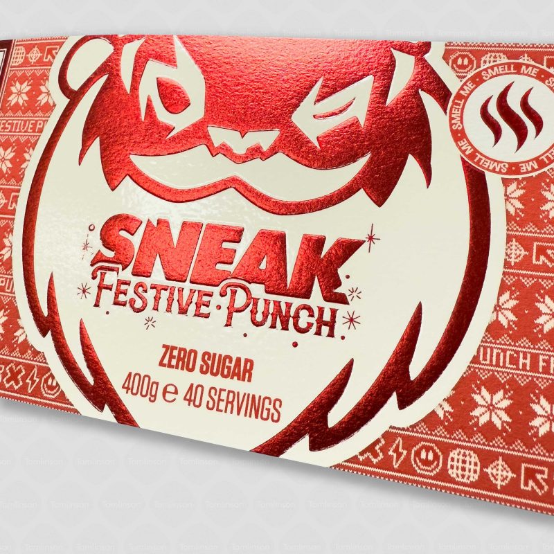Sneak Festive Punch label