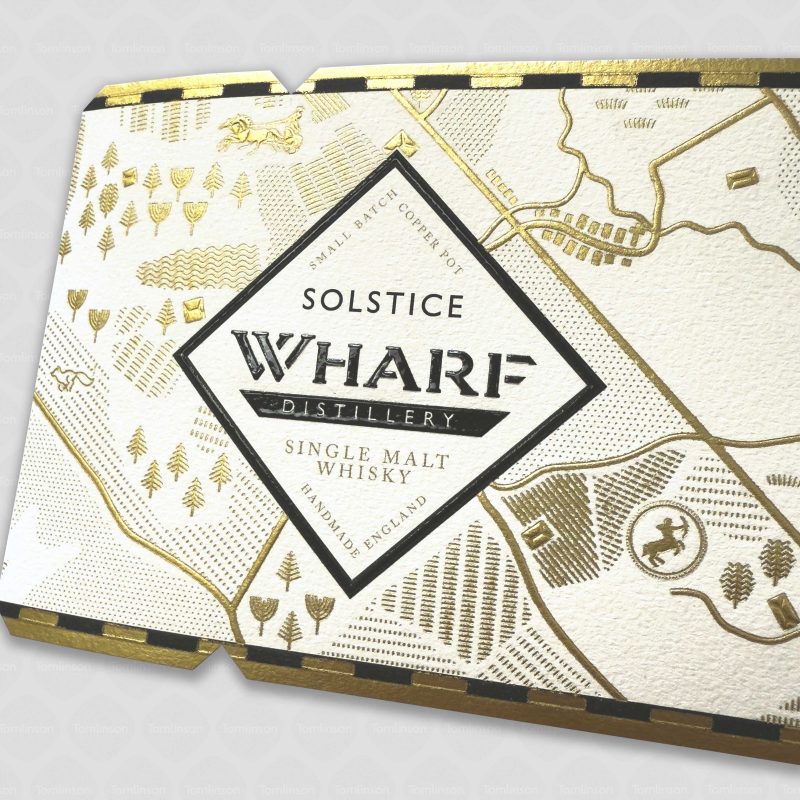 Solstice Wharf Distillery label
