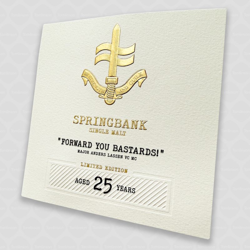Springbank Single Malt label