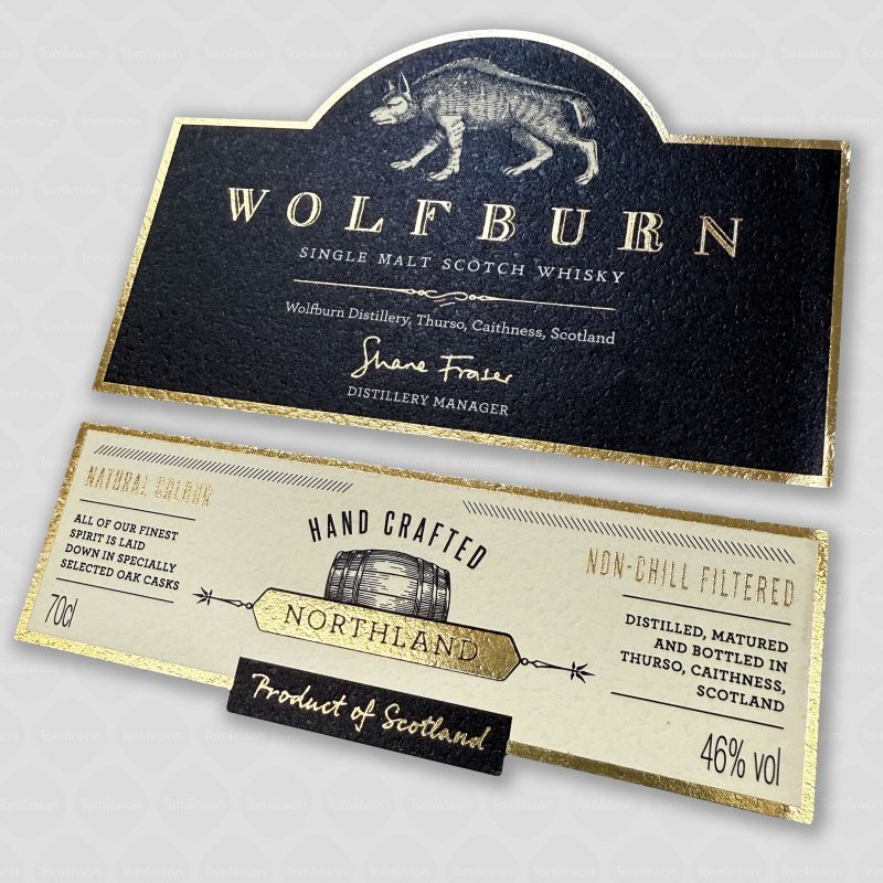 Wolfburn Northland label