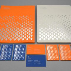 Flat foiled promotional stationary