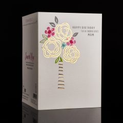 Embossed and Foiled Greeting Card