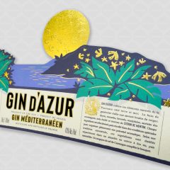Gin D'Azure label