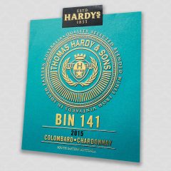 Hardys BIN 141 label