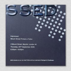 Mount Street Printers 'Impressed' event invite