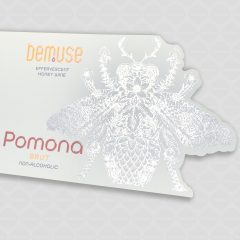 Pomona Brut Honey Wine labels