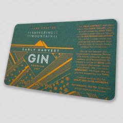 Shivering Mountain Gin label