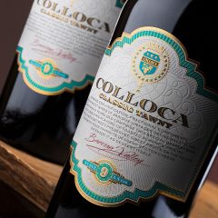 Colloca Tawny wine label